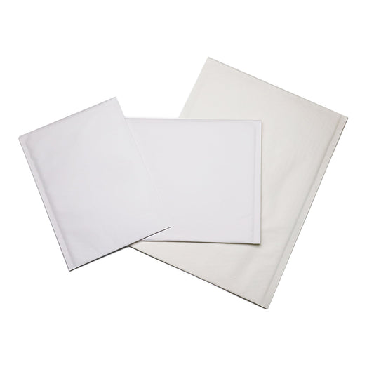 クッション封筒　白色クラフト紙　Ｂ４サイズ　３層小粒クッション　１箱２００枚入り