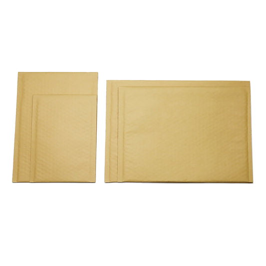 茶色クラフトクッション封筒　ネコポスサイズ　３層小粒クッション　１箱４００枚入り