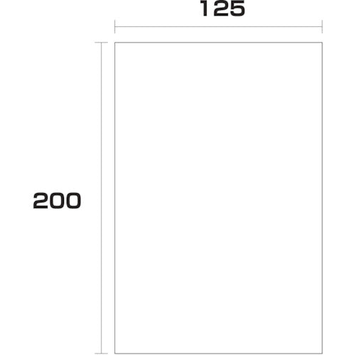 ポリエチレン袋　厚み０．０４　１０００枚　１２５幅ｘ長さ２００ｍｍ