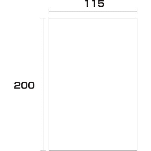 ポリエチレン袋　厚み０．０５　１０００枚　１１５幅ｘ長さ２００ｍｍ