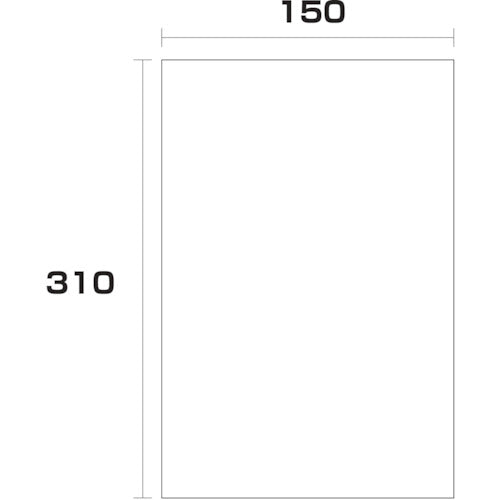 ポリエチレン袋　厚み０．０５　１０００枚　１５０幅ｘ長さ３１０ｍｍ