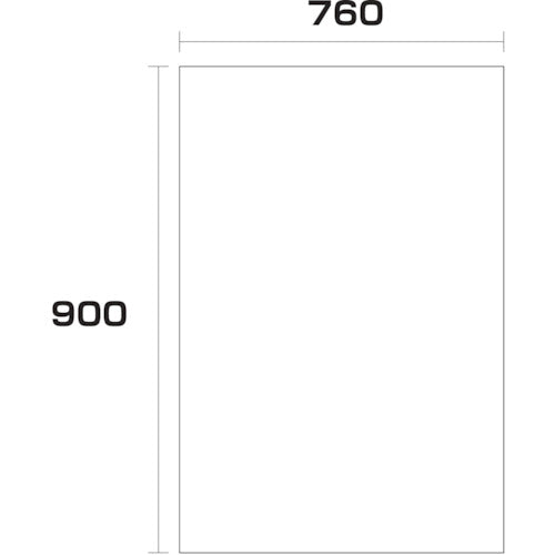 ポリエチレン袋　厚み０．０５　２００枚　７６０幅ｘ長さ９００ｍｍ