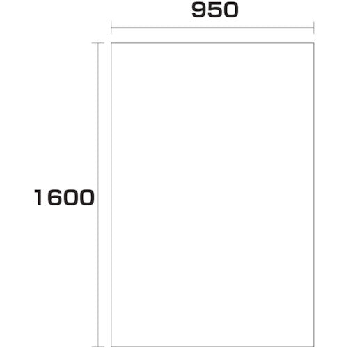 ポリエチレン袋　厚み０．１　５０枚　９５０幅ｘ長さ１６００ｍｍ