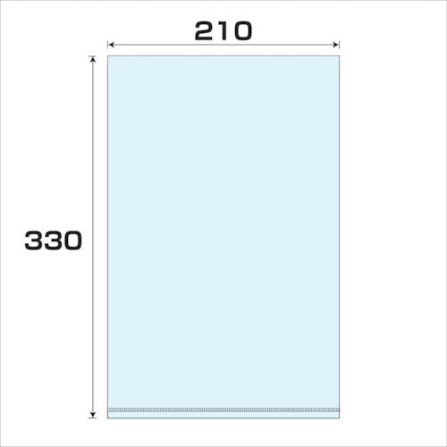 ポリプロピレン袋（ＰＰ）厚み０．０５　５００枚　幅２１０ｘ長さ３３０ｍｍ