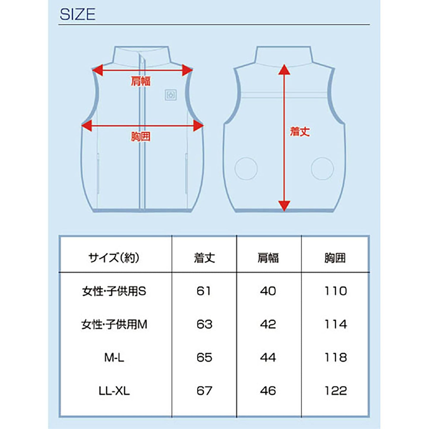 ＢＲ－０６０－１ハーネス対応　空調ベスト服のみ迷彩グレーＭ－Ｌ