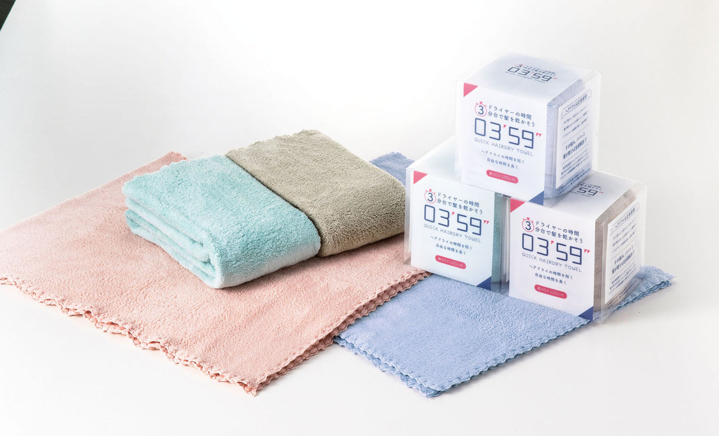 ０３’５９’’　　ＱＵＩＣＫ　ＨＡＩＲＤＲＹ　ＴＯＷＥＬ　グリーン