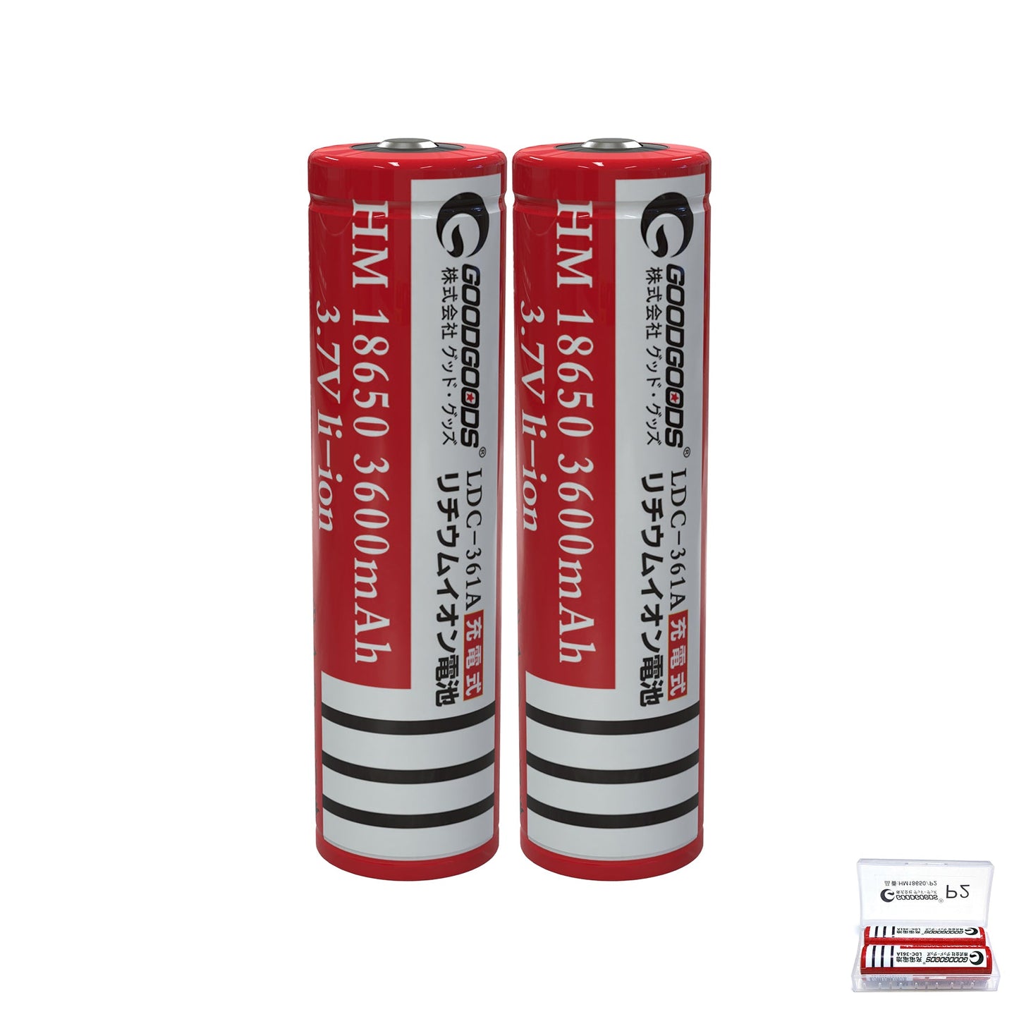 リチウムイオン電池　３６００ｍＡｈ　３．７Ｖ（２本パック）ＬＤＣ－３６２Ａ