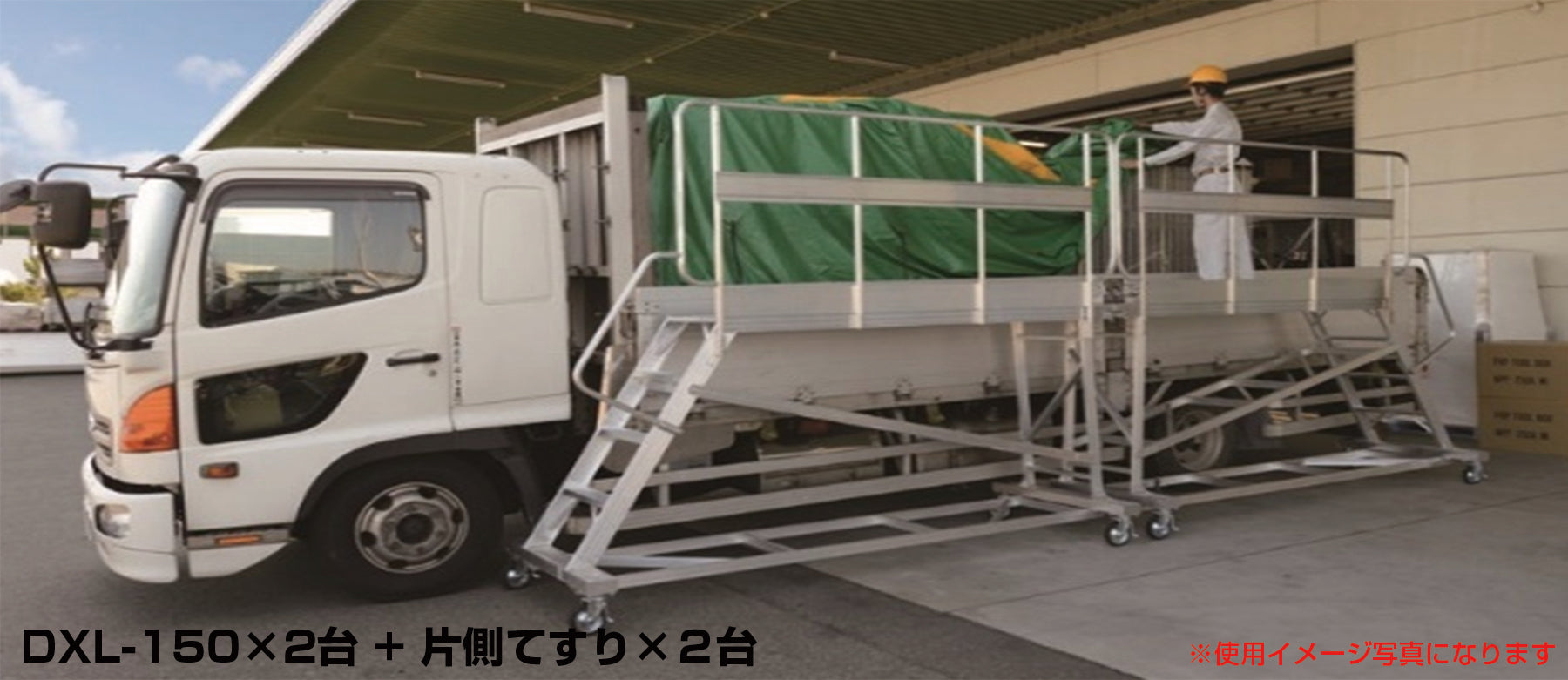 【要送料見積あり】連結式大型作業台　天場1.97ｍ　DXL-200