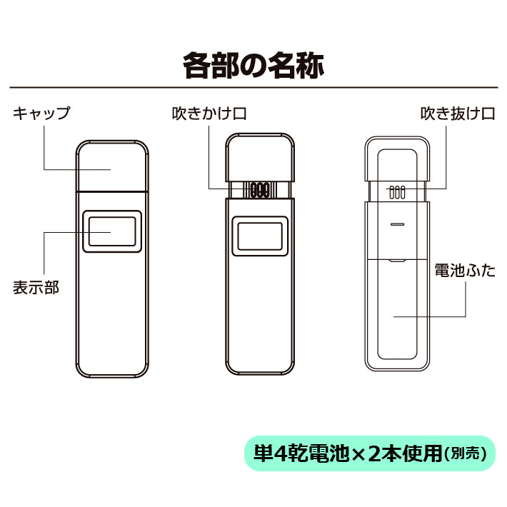 アルコールチェッカー　K-250