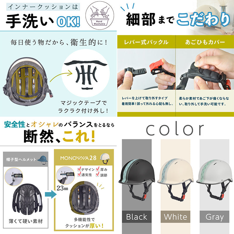 ヘルメット 販売 クッション 洗い方