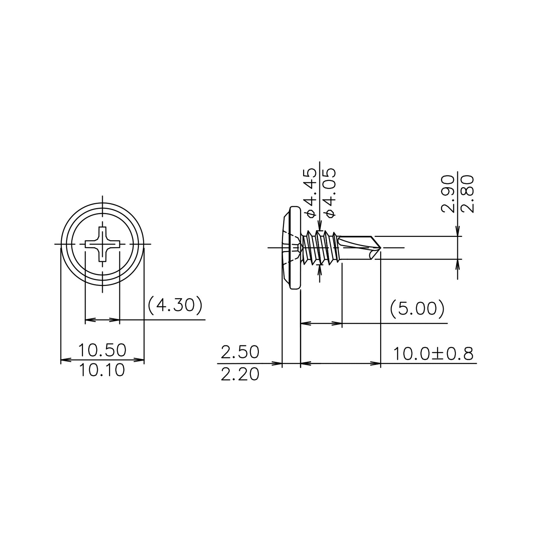 看板取付用ビス ４．２ｘ１０ １０００本セット – GREEN CROSS-select