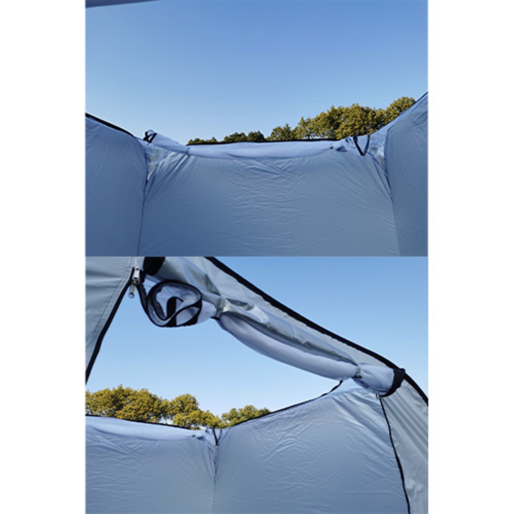 避難用プライベートテント ワンタッチ簡単設置 大型３～４人用 天井