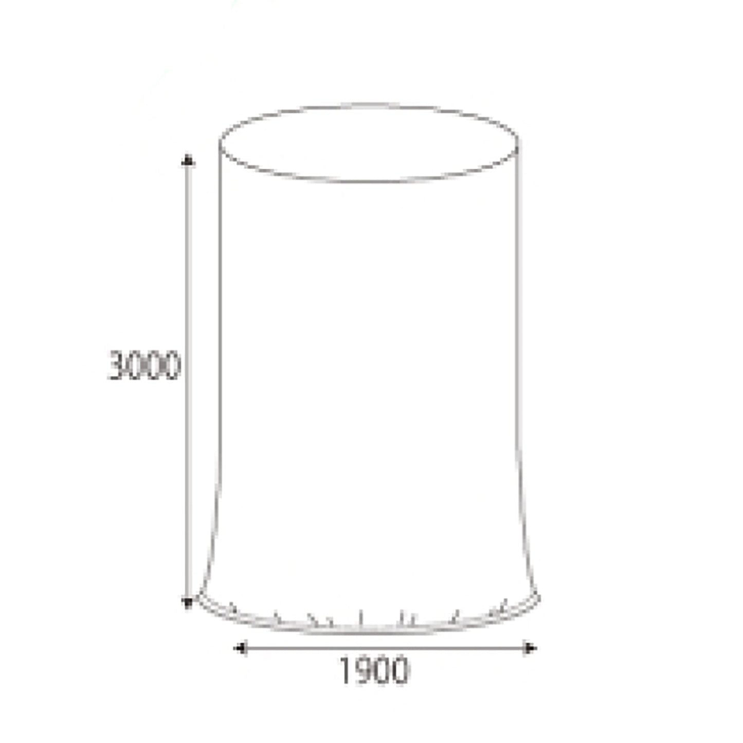 内袋１０００Ｌ　厚み０．１５㎜　フレコン用内袋　底シールあり　１０枚セット