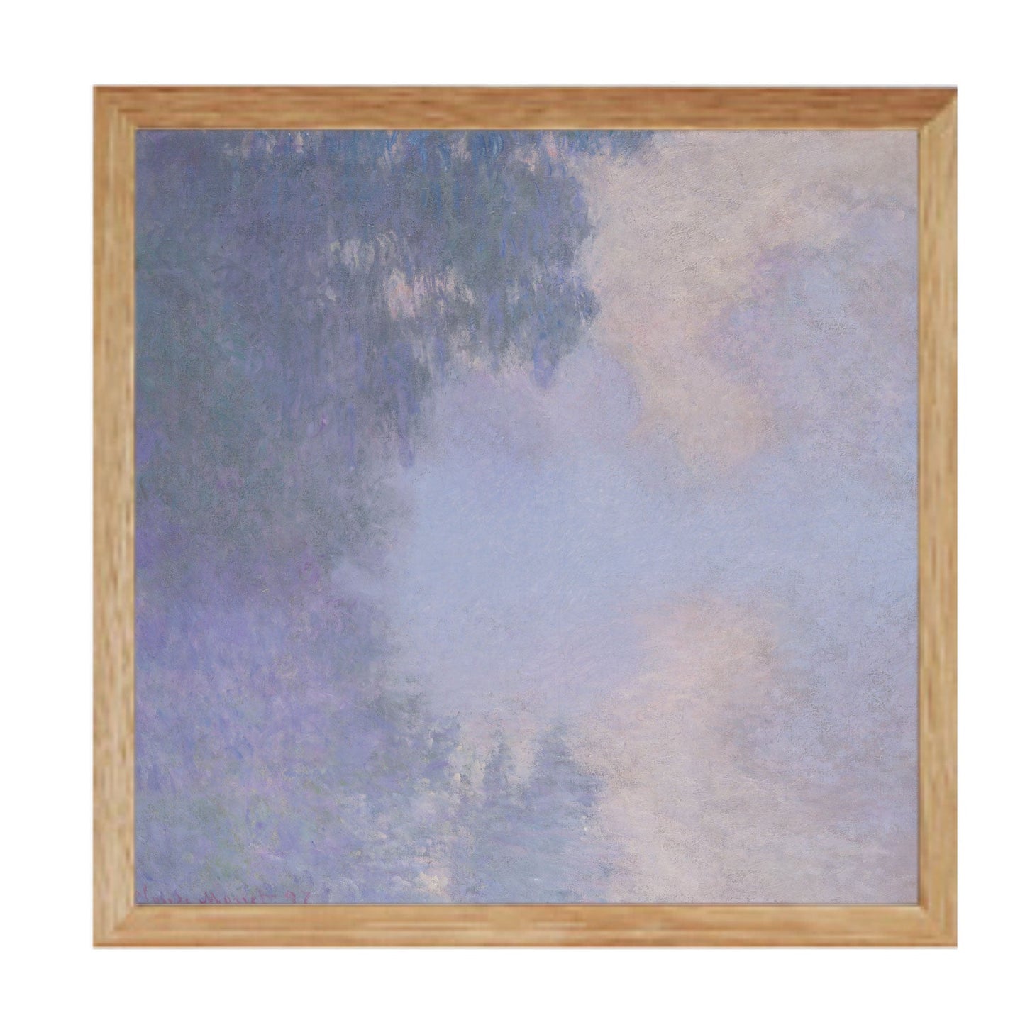 インテリアアート防災トイレ　ｓｏｎａｅ　備絵　クロード・モネ　Ｂｒａｎｃｈ　ｏｆ　ｔｈｅ　Ｓｅｉｎｅ　ｎｅａｒ　Ｇｉｖｅｒｎｙ　（Ｍｉｓｔ）