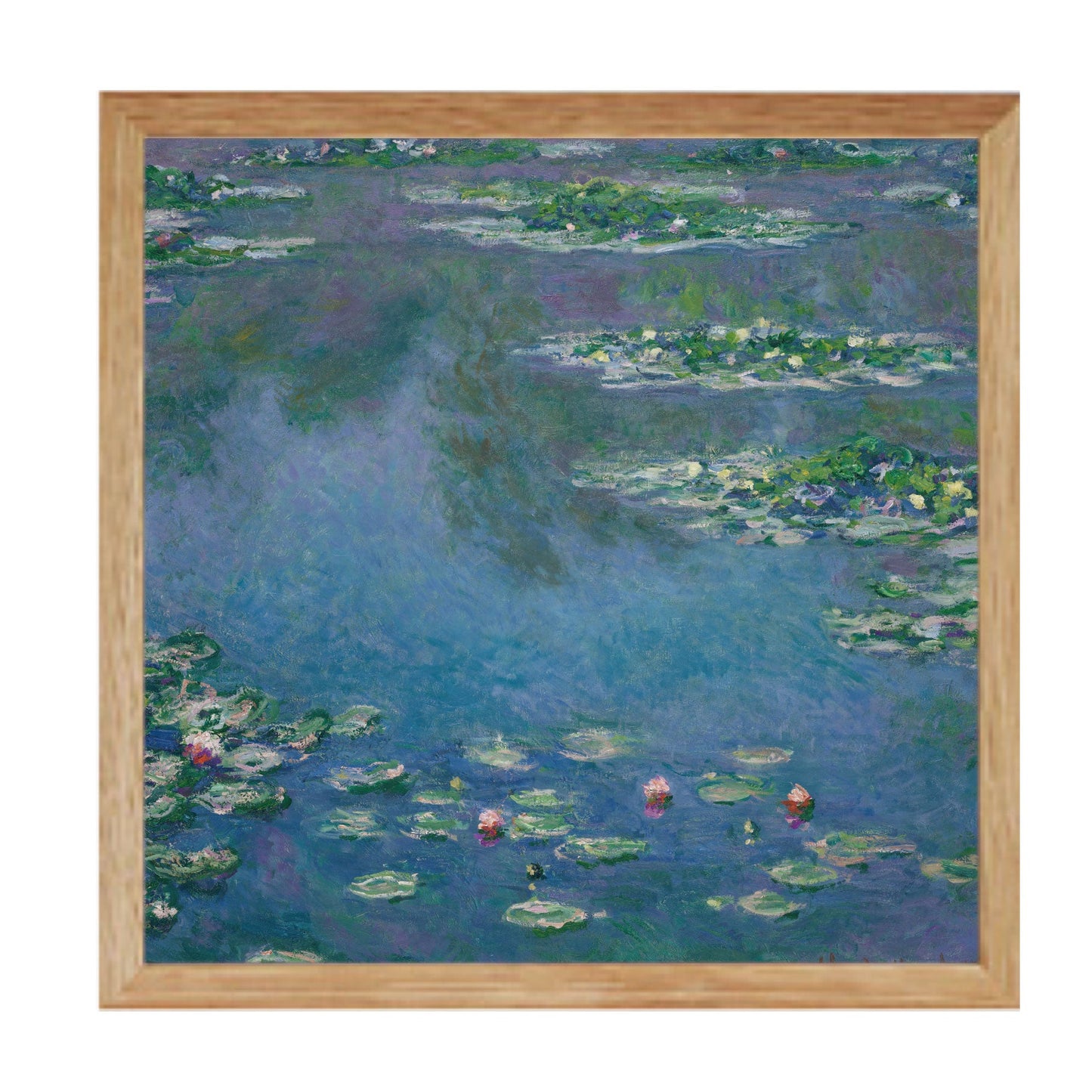 インテリアアート防災トイレ　ｓｏｎａｅ　備絵　クロード・モネ　Ｗａｔｅｒ　Ｌｉｌｉｅｓ