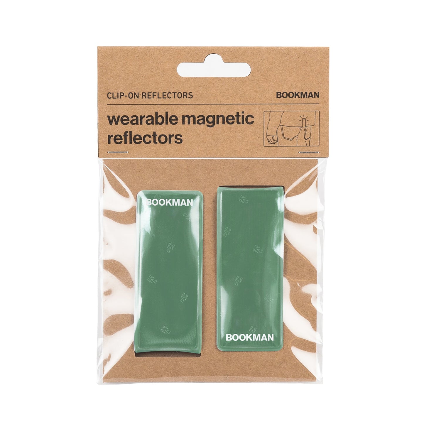 Ｃｌｉｐ－ｏｎ　Ｒｅｆｌｅｃｔｏｒｓ　クリップオンリフレクター　反射クリップ　Ｇｒｅｅｎ