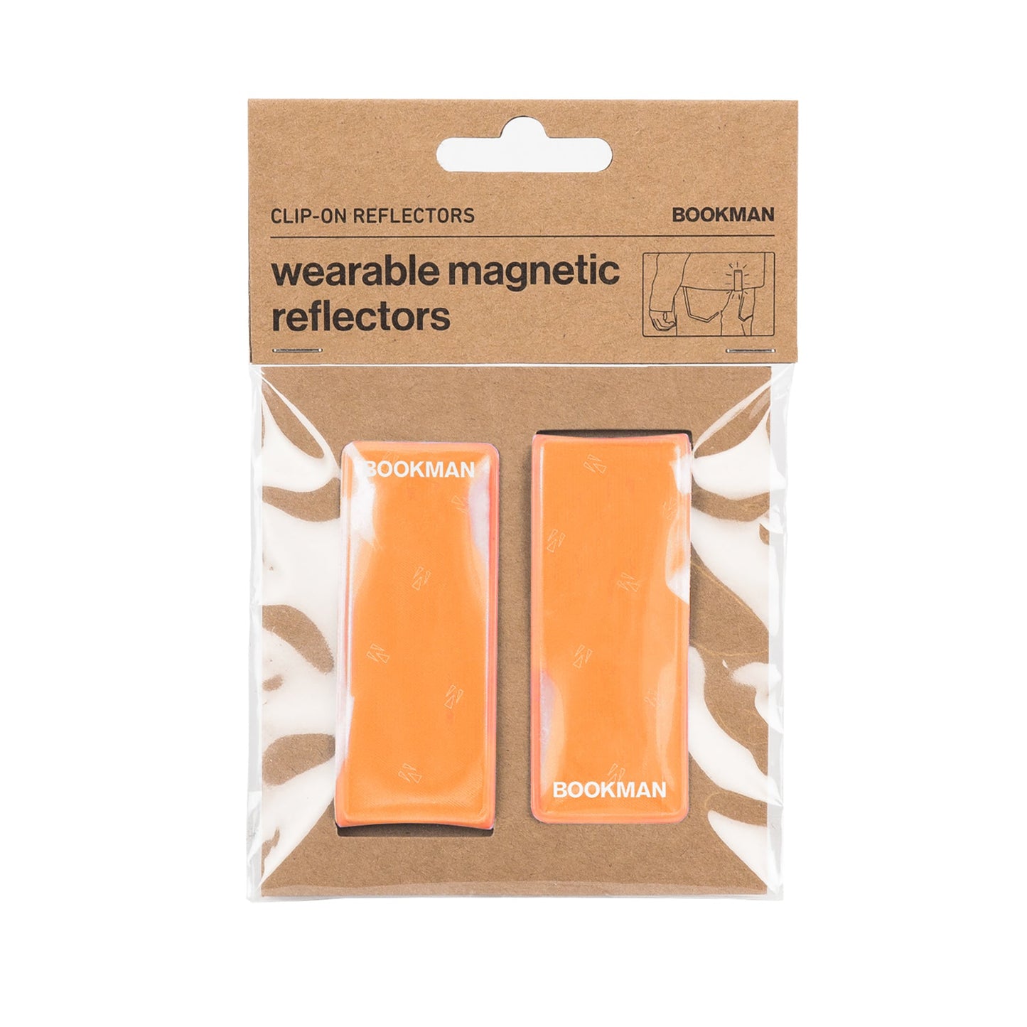 Ｃｌｉｐ－ｏｎ　Ｒｅｆｌｅｃｔｏｒｓ　クリップオンリフレクター　反射クリップ　Ｏｒａｎｇｅ