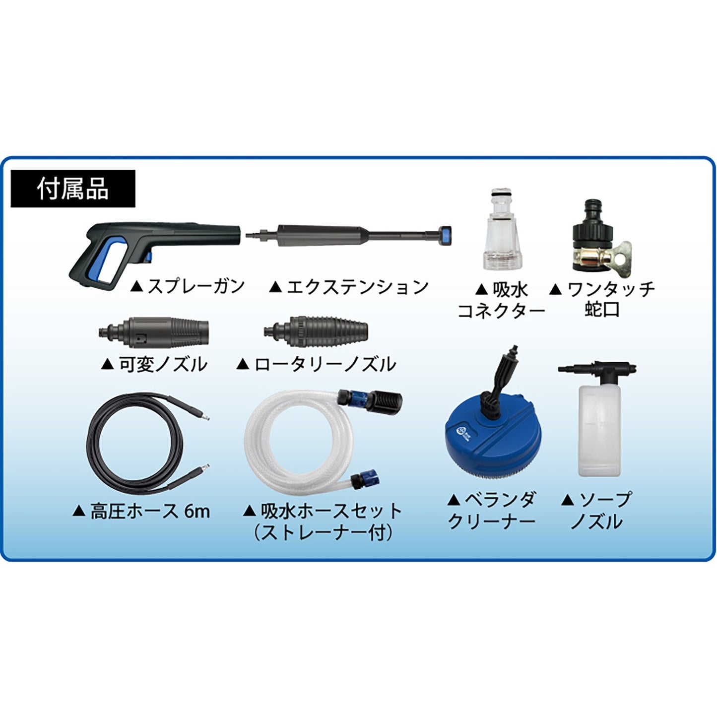 高圧洗浄機　コンプリートセット　ＢＬＵＥ　ＣＬＥＡＮ　３９２ＰＬＵＳ