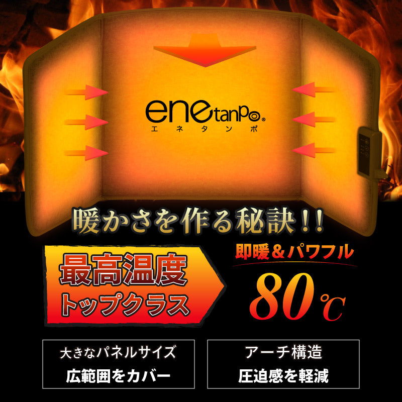 ｅｎｅｔａｎｐｏ　エネタンポ　パネルヒーター　デスクヒーター　ヘリンボーン