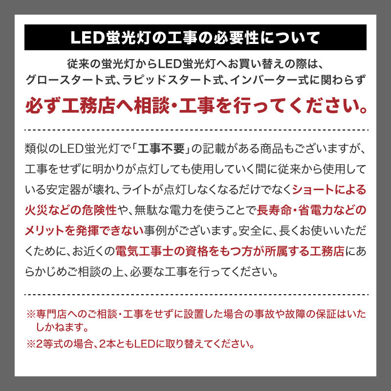 ＬＥＤ蛍光灯 直管型ＬＥＤ ４０形 １２０ｃｍ ６０００ｋ／昼光色